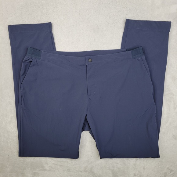 Jack Wolfskin Pants Mens Large 40 Outdoor Hiking Stretch Lightweight Zip Pocket - Picture 1 of 9